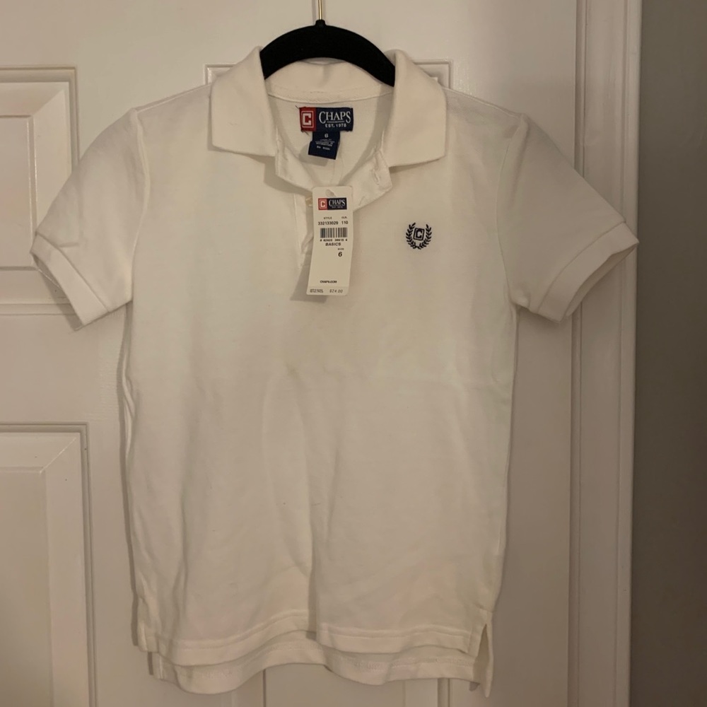 Chaps Boys Dress Shirt Size 6 NWT